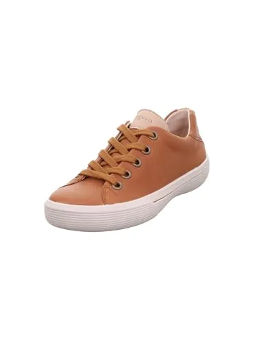 Legero Damen Fresh Sneaker - Cognac 3320, 42 EU - Damen-Sneaker aus handschuhweichem Leder, pflanzlich gegerbte Innensohle und rutschfeste PU-Sohle für optimalen Komfort und Dämpfung.