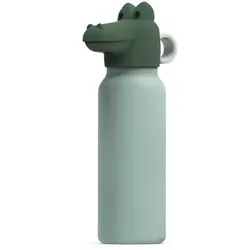 LIEWOOD - Falk Wasserflasche Krokodil, 350 ml, peppermint/garden green - Die LIEWOOD Falk Wasserflasche ist ideal für Kinder. Sie aus hochwertigem Edelstahl gefertigt, ist sie langlebig und praktisch für den täglichen Gebrauch. Perfekt für Schule und Freizeit!