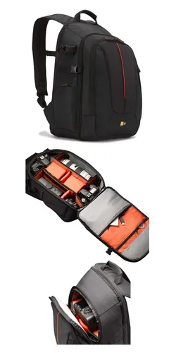 CASELOGIC DCB 309 SLR Rucksack schwarz - Kameratasche für DSLR-Kameras, bietet optimalen Schutz und schnellen Zugriff auf Ihre Ausrüstung.