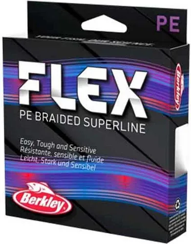 Berkley Flex Braid Moss Green - 275m geflochtene Angelschnur, Durchmesser:0.25mm, Tragkraft:13,6kg