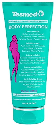 Tesmed Body Perfection Körper und Anti-Cellulite Creme, feuchtigkeitsspendend, straffend, regt die Durchblutung an leichte Kühlwirkung, ausgezeichneter Duft - für Orangenhaut und schwere Beine