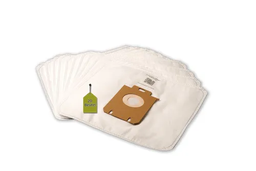 eVendix Staubsaugerbeutel für AEG AB61H6SW - 20 Stück - 20 hochwertige Microvlies Staubsaugerbeutel von eVendix, speziell für AEG AB61H6SW entwickelt. Höhere Staubaufnahme und längere Lebensdauer durch mehrlagige Filtertechnologie. Ideal für saubere Luft und effiziente Reinigung!