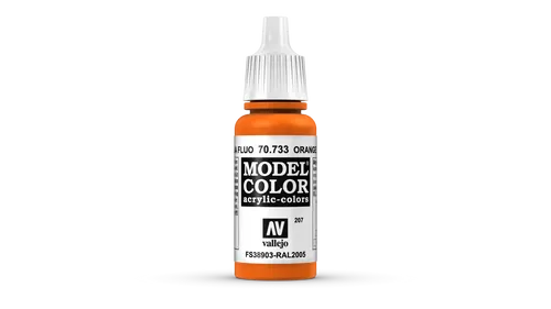  Model Color Vallejo 70733 Orange Fluo 17ml Fluorescent Airbrush Far 447,65€/1l