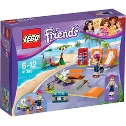 LEGO 41099 Friends Heartlake Skatepark - LEGO Set für Mädchen und Jungen, mit 199 Teilen, ideal für kreative Spielstunden und das Nachspielen von Skatepark-Abenteuern mit Mia und ihrem Hund.