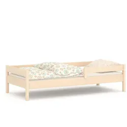 Lukdom Kinderbett 90x180 cm aus Holzwerkstoff – Gemütlichkeit für Ihr Kind - Kuscheliges Kinderbett in fünf Größen, ideal für ein harmonisches Kinderzimmer. Mit einer Tragfähigkeit von bis zu 150 kg und einfachem Aufbau, inklusive Roll-Lattenrost.
