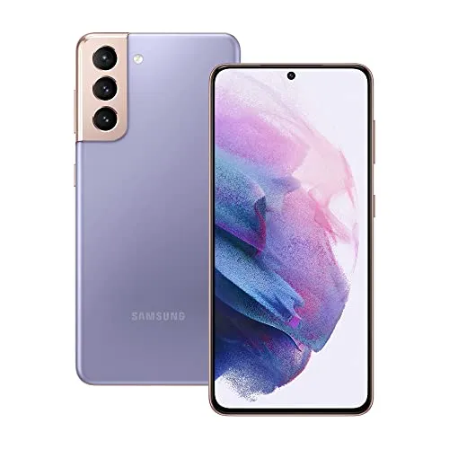 Samsung Galaxy S21 5G - Phantom Violett, 128GB - Simlockfreies Handy mit 6,2 Zoll Display, 128 GB Speicher und 4000 mAh Akku für langanhaltende Nutzung und beeindruckende Performance.