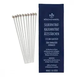 Silbernitrat-Kaliumnitrat Ätzstäbchen 115mm elastisch - Arzneimittel zur gezielten Hautbehandlung, flexibel einsetzbar für präzise Anwendungen.