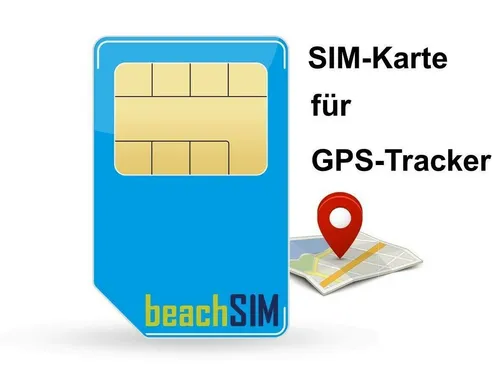 Prepaid SIM-Karte für GPS-Tracker mit 10 € Guthaben - SIM-Karte für GPS-Tracker, ohne Ablaufdatum, Triple Cut SIM, ideal für globale Nutzung mit 10 € Startguthaben für Daten und Telefonie.