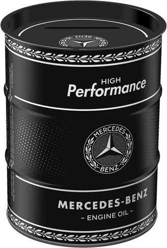 Nostalgic-Art Spardose Nostalgic-Art - Spardose Ölfass - Mercedes-Benz - Engine Oil
