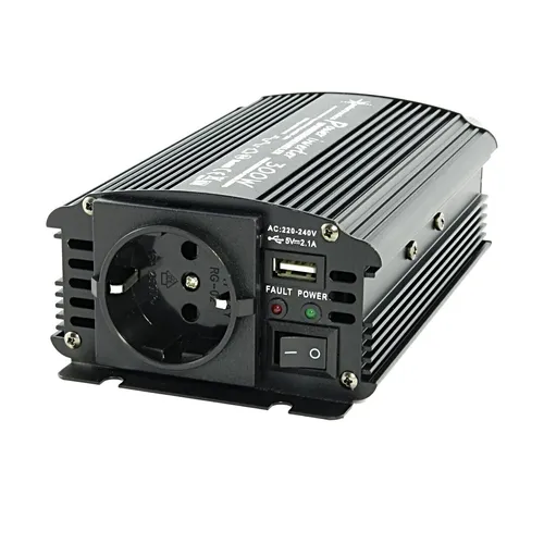 Spannungswandler 24V auf 230V 300 / 600 Watt Modifiziert Wechselrichter KFZ USB
