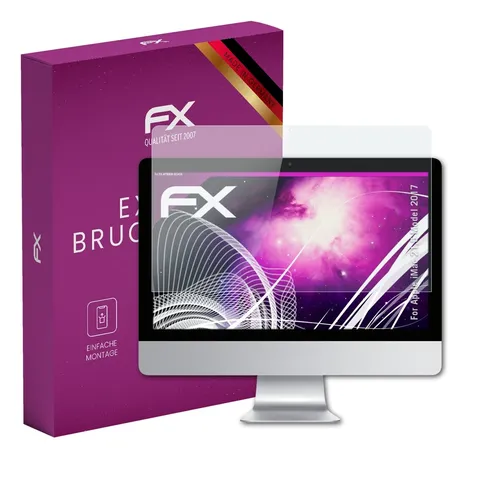 atFoliX Glasfolie für Apple iMac 21,5 Model 2017 Panzerfolie 9H Schutzpanzer