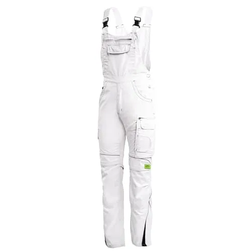 TMG Lange Arbeitslatzhose Kultworker für Herren mit Kniepolstertaschen - Robuste Latzhose mit ergonomischem Schnitt für höchsten Tragekomfort. Bietet viel Stauraum durch diverse Taschen und verstellbare Träger für eine individuelle Passform. Ideal für den professionellen Einsatz.