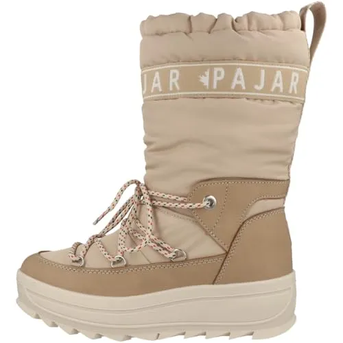 PAJAR Canada Damen Winterstiefel Galaxyy high Beige 39 - Wanderschuhe für Damen, warm gefüttert und wasserfest – ideal für kalte Wintertage und Outdoor-Abenteuer.