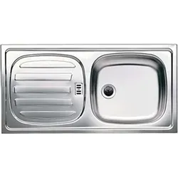 Franke Küchen-Spüle Euroset ESN 614 Nova (101.0302.470) - Edelstahl - Silber