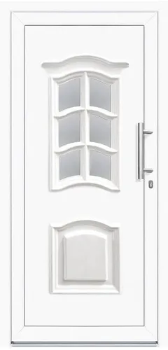 Panto Haustür Modell K003 DIN rechts - Weiß 100 x 200 cm - Elegante Panto Haustür Modell K003 in Weiß, DIN rechts, ideal für den sicheren Zugang. Robuste Konstruktion und modernes Design für Ihr Zuhause.