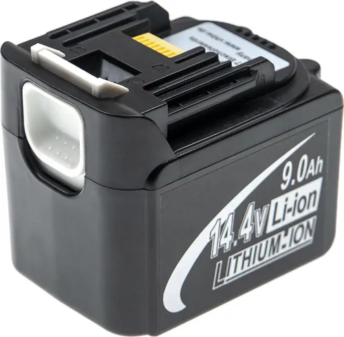 vhbw Akku kompatibel mit Makita DSS500Z, DTD138, DTD134RME, DTD134Z, DTD134, DTD134RFE, DTD137, DTD137RME, DTD137Z Werkzeug (9000 mAh, Li-Ion, 14,4 V)