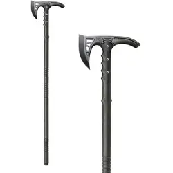 M48 Tactical Überlebensaxt mit Scheide - Gartenwerkzeuge, ideal für Wandern und Campen mit scharfer 7Cr17 Edelstahlklinge und unzerstörbarem Fiberglasgriff. Inklusive gummierter Scheide für sicheren Transport.