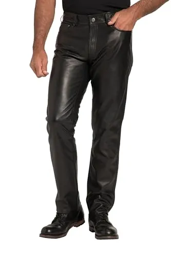 JP1880 Lederhose aus feinstem Lammnappaleder - Modische 5-Pocket Lederhose aus 100% hochwertigem Lammnappaleder, ideal für stilvolle Anlässe und langlebigen Tragekomfort.