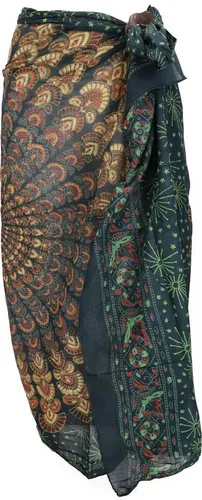 Guru-Shop Sarong Leichter Mandala Pareo Schal, Sarong,..