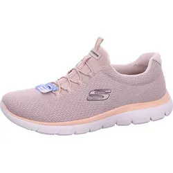 Skechers Summits Summer Blush Sneaker in Grau, Gr. 39 - Stylischer Slip-On Sneaker aus atmungsaktivem Textil mit flexibler, stoßdämpfender Sohle. Ideal für den Alltag, maschinenwaschbar und vegan – perfekter Komfort für jeden Anlass!