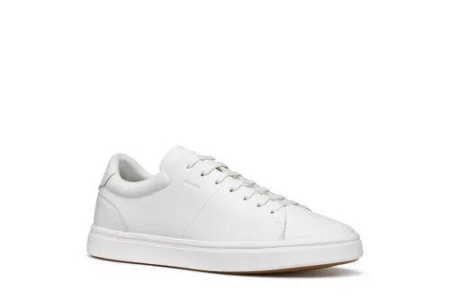 GEOX Herren Sneaker "U BALTMOORE", Gr. 46, Weiß - Modische Sneaker im Monochrome Look mit GEOX-Membrane für optimale Atmungsaktivität. Ideal für stilbewusste Herren, die Komfort und Design schätzen.