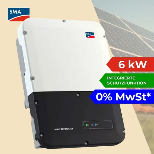 SMA Batterie-Wechselrichter Sunny Storage 6.0-10 - Solarzellen & Solarzellen-Sets mit bis zu drei Hochvolt-Batterien anschließbar und automatischer Backup-Funktion für zuverlässige Stromversorgung.
