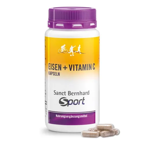 Sanct Bernhard Sport Eisen + Vitamin C - 180 Kapseln (79,44 EUR/kg)