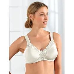 Viania Bügelloser BH Komfort-BH ohne Bügel beige 100 - Funktionsunterwäsche mit Spitzenoptik, bietet hohen Tragekomfort ohne Bügel und ist ideal für den täglichen Gebrauch.