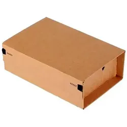 BLANKE Faltschachteln braun 405x572x86mm Wellpappe Haftklebung VE=10 Stück