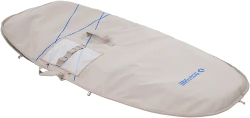 DUOTONE WING SINGLE Boardbag 2026 ivory - 5,4 - Robustes Boardbag für Wing Foiling, bietet optimalen Schutz und Komfort beim Transport. Ideal für deine Abenteuer, passend für Sky Style Boards. Hergestellt aus 100% recyceltem Material mit 5 mm Polsterung.