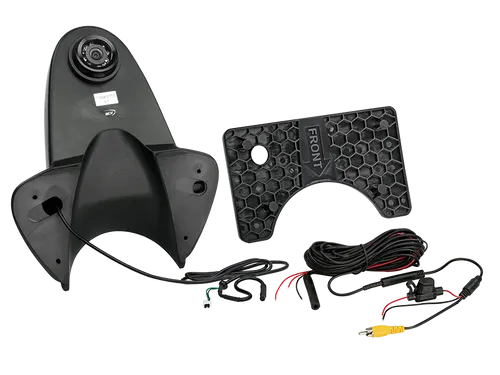 ACV 771000-6010 Rückfahrkamera für Transporter, Schwarz - Motorrad-Headsets: Hochwertige Rückfahrkamera mit 170° Blickwinkel, IP67 Schutz und praktischen Orientierungslinien für sicheres Rangieren.