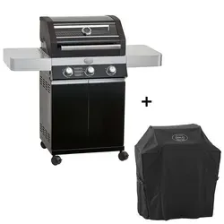 Rösle Gasgrill Videro G3 Pure – Schwarz, Metall, 58x118x127 cm - Vielseitiger Gasgrill mit Sichtfenster und Temperaturanzeige. Ideal für Grillabende, ausgestattet mit herausnehmbarer Fettauffangbox und stabilen Rädern für einfachen Transport.
