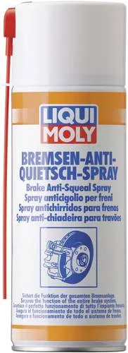Liqui Moly 3079 Bremsen-Antiquietschpaste 400ml - Synthetischer Spezialschmierstoff für Bremsanlagen, der Bremsgeräusche verhindert und extreme Temperaturen von -40 °C bis +1200 °C aushält.