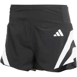 adidas Adizero Archive 3in Laufshorts Damen-Schwarz, Größe XL