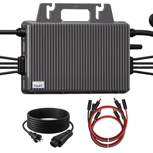 SUNNIVA Mikro-Wechselrichter 2000W TSOL-MS2000 - Wetterfest & Effizient - Hochleistungs-Mikrowechselrichter für PV-Anlagen mit 4 MPPT. Ideal für Balkonkraftwerke, wetterfest (IP67) und inklusive 5m Anschlusskabel. Optimaler Betrieb bei unterschiedlichen Bedingungen!