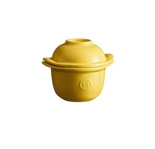 Emile Henry Eierkocher Keramik Egg Nest - Perfektes weichgekochtes Ei - Eierkocher für 1-3 Eier, ideal für sanftes Kochen im Ofen oder Mikrowelle. Attraktives Design, perfekt zum Servieren von "Ei en cocotte".