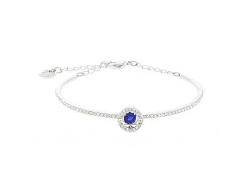 Swarovski Armband - Elegantes Design aus rhodiniertem Material - Armbänder mit hochwertigem rhodiniertem Bandmaterial in edlem Silber, perfekt für besondere Anlässe oder als stilvolles Accessoire im Alltag.