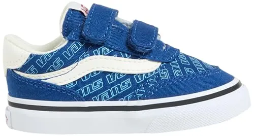 Vans Brooklyn LS V Sneakers Kinder - Sneaker für Kinder mit stabilem Klettverschluss und gepolstertem Kragen für optimalen Halt und Komfort beim Spielen.