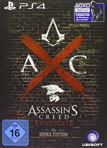Assassin's Creed Syndicate - The Rooks Edition für PS4 - Spiele für PlayStation 4, inklusive exklusivem DLC "Die Groschenroman-Verbrechen" und Collector's Box mit Artbook und Soundtrack für ein unvergessliches Spielerlebnis.
