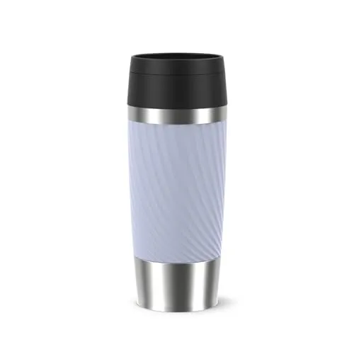 Emsa Thermobecher Travel Mug Classic Twist, 0,36 Liter - Der Emsa Travel Mug Classic Twist überzeugt mit 360°-Trinköffnung, ist bis zu 4 Stunden warm und 8 Stunden kalt. Mit auslaufsicherem Comfort-Schraubverschluss und trendigem Design ideal für unterwegs.