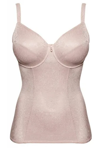 Ulla Dessous BH-Hemd Alice (1-tlg) - Miedertop mit Bügel in Beige/Braun - Elegantes BH-Hemd mit Bügel, ideal für den Alltag. Der BH-Liner bietet durch die hochwertige Power-Lace Qualität eine angenehme Passform und Unterstützung. Breite Träger für zusätzlichen Komfort.