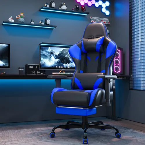 HOMALL U-förmiger Eckschreibtisch 170cm mit LED-Monitorhalterung - Stylischer und funktionaler Schreibtisch für Ihr Büro mit verstellbarer Monitorhalterung, zwei Steckdosen und USB-Anschlüssen. Robuste Materialien sorgen für Langlebigkeit und Stabilität.