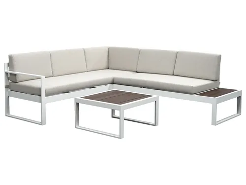 bellavista - Home & Garden® Lounge »Lima«, 3-teilig - Stilvolle Gartenmöbel - Gartenmöbel mit modernem Design; die bellavista Lounge »Lima« bietet höchsten Komfort mit wetterfestem Aluminiumrahmen und pflegeleichten Kunstoffoberflächen.