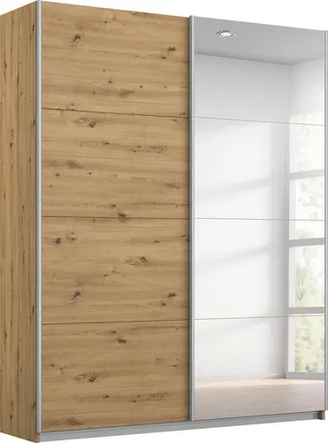 INOSIGN BY RAUCH Kleiderschrank "THANOS" mit Spiegel, 136cm - Kleiderschrank in Eiche Artisan, pflegeleicht und mit zwei variabel einsetzbaren Einlegeböden. Made in Germany, ideal für modernes Wohnen.