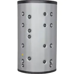 Kombi-Pufferspeicher PC1000/200, emailliert, 931 L - Emaillierter Kombi-Pufferspeicher PC1000/200 mit einem großzügigen Volumen von 931 Litern, ideal für effiziente Wärmespeicherung und zuverlässige Energieversorgung.