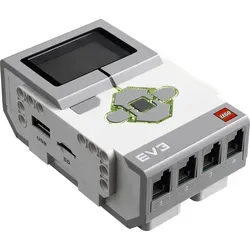 LEGO MINDSTORMS EV3-Stein - Intelligenter Roboterbaustein - Roboterbaukasten für kreative Köpfe: Der programmierbare EV3-Stein ermöglicht einfache Programmierung ohne PC und unterstützt Bluetooth sowie WLAN für drahtlose Kommunikation.