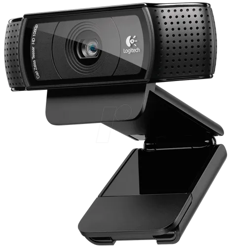 Logitech C920 HD Pro Webcam - Full HD 1080p - Webcams: Kristallklare Videoqualität mit Full HD-Glasobjektiv und automatischer Beleuchtungskorrektur für beeindruckende Videokonferenzen.