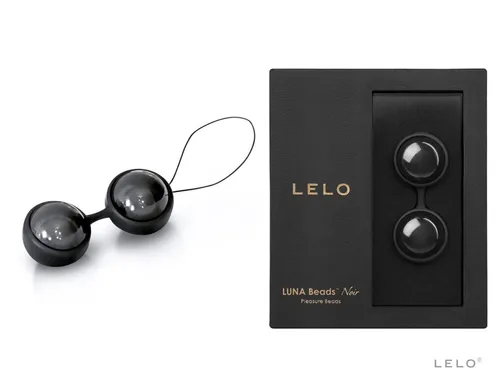 Lelo Luna Beads Noir Liebeskugeln 3 cm - Bondage Bekleidung und Lovetoys für Damen, stärken Sie Ihren Beckenboden mit den diskreten Lelo Luna Beads Noir und genießen Sie ein angenehmes Gefühl bei jeder Bewegung.