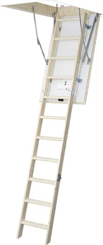 DOLLE Bodentreppe pur - Bodentreppe mit modernem Design, platzsparend und ideal für den Zugang zu Dachböden oder Speicher.