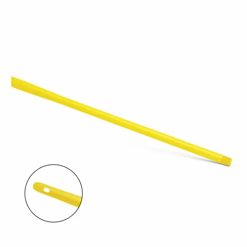 Nölle HACCP Ergo-Kunststoff-Stiel einteilig gelb 145 cm für Besen Wasserschieber